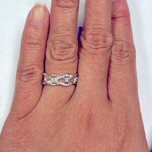 Claire’s Silver Toned Ring Size 8.   “3 for $20"